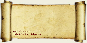 Hana Župac vizit kartica